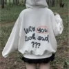 Áo Khoác Nỉ HOODIE ZIP BOXY (in chữ)