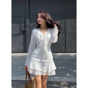 Đầm dự tiệc cao cấp thiết kế ôm body tay dài